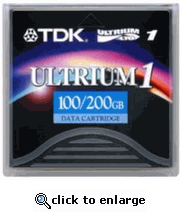 TDK D2404-100AX LTO ULTRIUM-1 100/200GB DATA CARTRIDGE 1PK ( D2404100AX )